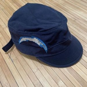 Sequins logo cadet style women hat. In great condition. Los Angeles Chargers hat